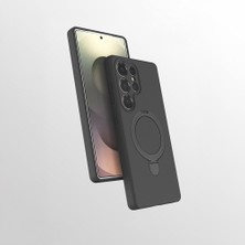Pilanix Samsung Galaxy S25 Ultra Kılıf Magsafeli Standlı Mat Samara Kapak