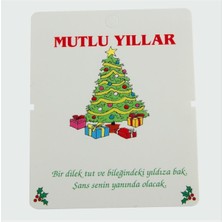 Zero Sepetim Mutlu Yıllar Bileklik Kartı 200 Adet-Beyaz