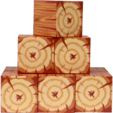 Megacraft 9 Parça Ağaç Gövde Blok