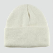 Zero Sepetim Çift Kat 1 Nci Kalite Renkli Bere   Bere Eldiven -Krem