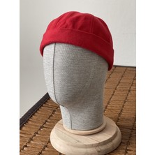 Rupen Kraft Kışlık Yeni Stil Yün Cep Retro Hip-Hop Kırmızı Docker Şapka Takke Şapka Takke Bere