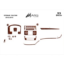 Mars Cockpit Design Otokar Sultan Konsol-Torpido Kaplama 2012-2015 Arası  Maun