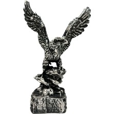 Peramari Dekoratif Polyester Kartal Biblo Gümüş Eskitme