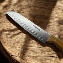 Peramari Bernardo Naturel Bamboo Line Santoku Bıçak 18 cm