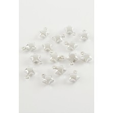 Zero Sepetim Yıldız Kolye Ucu Aparatı 1 Adet-Gümüş Rengi