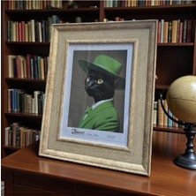 Peramari Dekoratif Ahşap Sanat Resim Çerçevesi Bej 15X21 cm