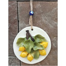 Peramari Dekoratif Polyester  Duvara Asmalı Tekli Nazarlık Limon