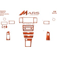 Mars Cockpit Design Toyota Corolla 2004- Konsol-Torpido Kaplama (Digital Klima) 19 P Maun