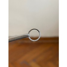 Rupen Kraft 316 L Cerrahi Çelik Atom Taşlı Kıkırdak Piercingi Rook Orbital Helix Septum Piercing