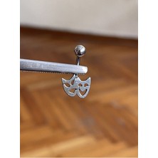 Rupen Kraft Cerrahi Çelik Piercing Tiyatro Maskesi Piercing Maske Göbek Piercingi