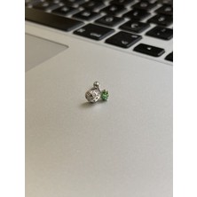 Rupen Kraft 316 L Cerrahi Çelik Dudak Kıkırdak Helix Tragus Piercingi ananas Detaylı Piercing