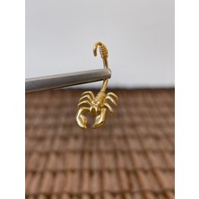 Rupen Kraft 316 L Cerrahi Çelik Anti Alerjik 10 mm Akrep Model Göbek Piercingi Akrep Piercing