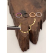 Rupen Kraft Paslanmaz Kararmaz Cerrahi Çelik Tam Halka Kıkırdak Tragus Helix Piercing