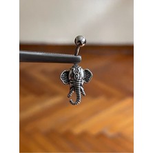 Rupen Kraft 316 L Cerrahi Çelik Fil Detaylı Göbek Piercingi Fil Piercing