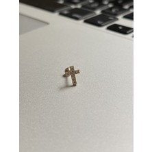 Rupen Kraft 316 L Cerrahi Çelik Dudak Kıkırdak Helix Tragus Piercingi haç Detaylı Piercing