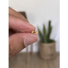 Rupen Kraft Şık Cerrahi Çelik Dudak Tragus Helix Kıkırdak Conch Minimal Kare Piercing