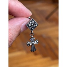 Rupen Kraft 316 Cerrahi Çelik Sallantılı Haç Model Piercing