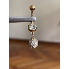 Rupen Kraft Cerrahi Çelik Piercing Ful Taşlı Piercing Ful Taşlı Göbek Piercingi