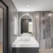 Aypars Atölye LED Ayna – Kemer Formlu Modern Duvar Aynası