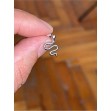 Rupen Kraft 316 Cerrahi Çelik Tragus Helix Kıkırdak Conch Minimal Yılan Model Piercing