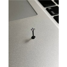 Rupen Kraft Cerrahi Çelik Tragus Helix Kıkırdak Conch Minimal Tek Taş Piercing
