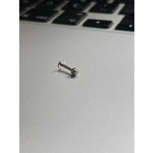 Rupen Kraft 316 Cerrahi Çelik Tragus Helix Kıkırdak Conch Minimal Opal Taşllı Piercing