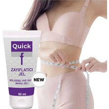 Quick F Gel Bölgesel Yağ Yakımını Destekleyen Inceltilmiş Selülitinizin Yeni Sırrı Hızlı Jel 50 ml
