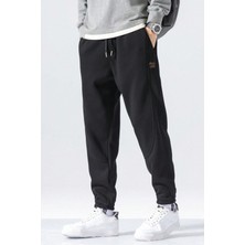 Genius Store Genıus Store Erkek Eşofman Içi Polarlı Bağcıklı Bel Jogger Spor Eşofman Altı SPOR-ESF001