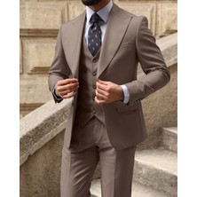 İlayda Emir Özel Tasarım Slim Fit Blazer Erkek Takım Elbise Tuape