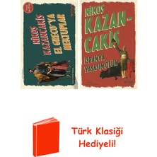 Can Yayınları Nikos Kazancakis 2 Kitap Seti + Türk Klasiği Hediye