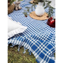 NYK Home Çok Amaçlı Sofra Bezi & Piknik Örtüsü & Masa Örtüsü Ekose Pötikare Desenli