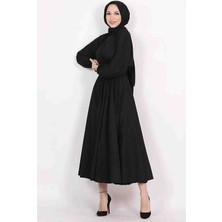 Fleto Giyim Terikoton Tesettür Elbise