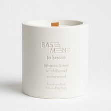 Basement : Tobasso : % 100 Soya Beton Mum (Bal, Sedir, Tonka, Bergamot, Karamel)