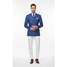 İlayda Emir Italyan Kesim Slim Fit Kruvaze Erkek Takım Elbise