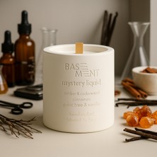 Basement : Mystery Liquid : % 100 Soya Beton Mum (Amber, Sedir, Tarçın, Sandal Ağacı, Vanilya)