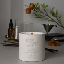 Basement : Vanilla Lux : % 100 Soya Beton Mum (Vanilya, Sandal, Karamel, Nar)