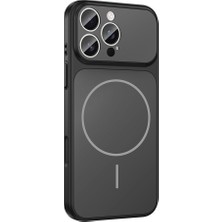 Alan Tech Apple iPhone 15 Pro Max Kılıf Zore M-Safe Şarj Özellikli Kamera Korumalı Formen Kapak