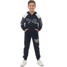 Yağmur Giyim Yuko2i Dope Style Desenli 2 Ip Kumaş Kapşonlu Erkek Çocuk Eşofman Takımı 9-12 Yaş 30027-40027