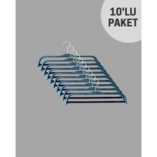 ZBHomediting Zbhomedıtıng Yatay Pantolon Askısı 10'lu Paket