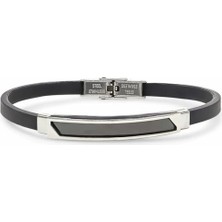 Moncuk Design Isim Yazılabilir Kişiselleştirilebilir Çelik Bileklik 3351SCB028