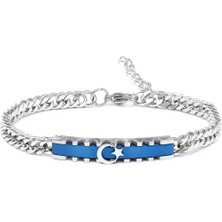 Moncuk Design Ay Yıldız Temalı Çelik Bileklik 3351EBF1D2