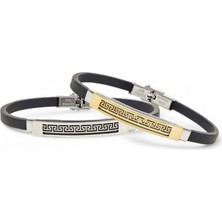 Moncuk Design Desenli Çelik Bileklik 3351SCB023