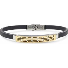 Moncuk Design Desenli Çelik Bileklik 3351SCB018