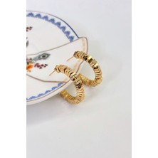 Lumi Atelier Segmenta No:1 Çelik Küpe