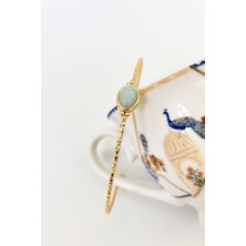 Lumi Atelier Elegant Goddesses No:2 Altın Kaplama Bileklik