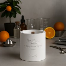 Basement : Orange Essential Oil : % 100 Soya Beton Mum (Portakal)