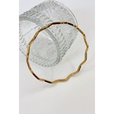 Lumi Atelier Aurum Cuff No:2 Çelik Bileklik