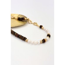 Lumi Atelier Breath Of Earth No:1 Altın Kaplama Kolye