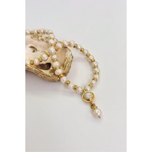 Lumi Atelier Moon Shell No:1 Altın Kaplama Kolye