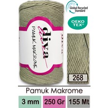 Diva İplik Diva Pamuk Makrome 268 Küf Yeşili